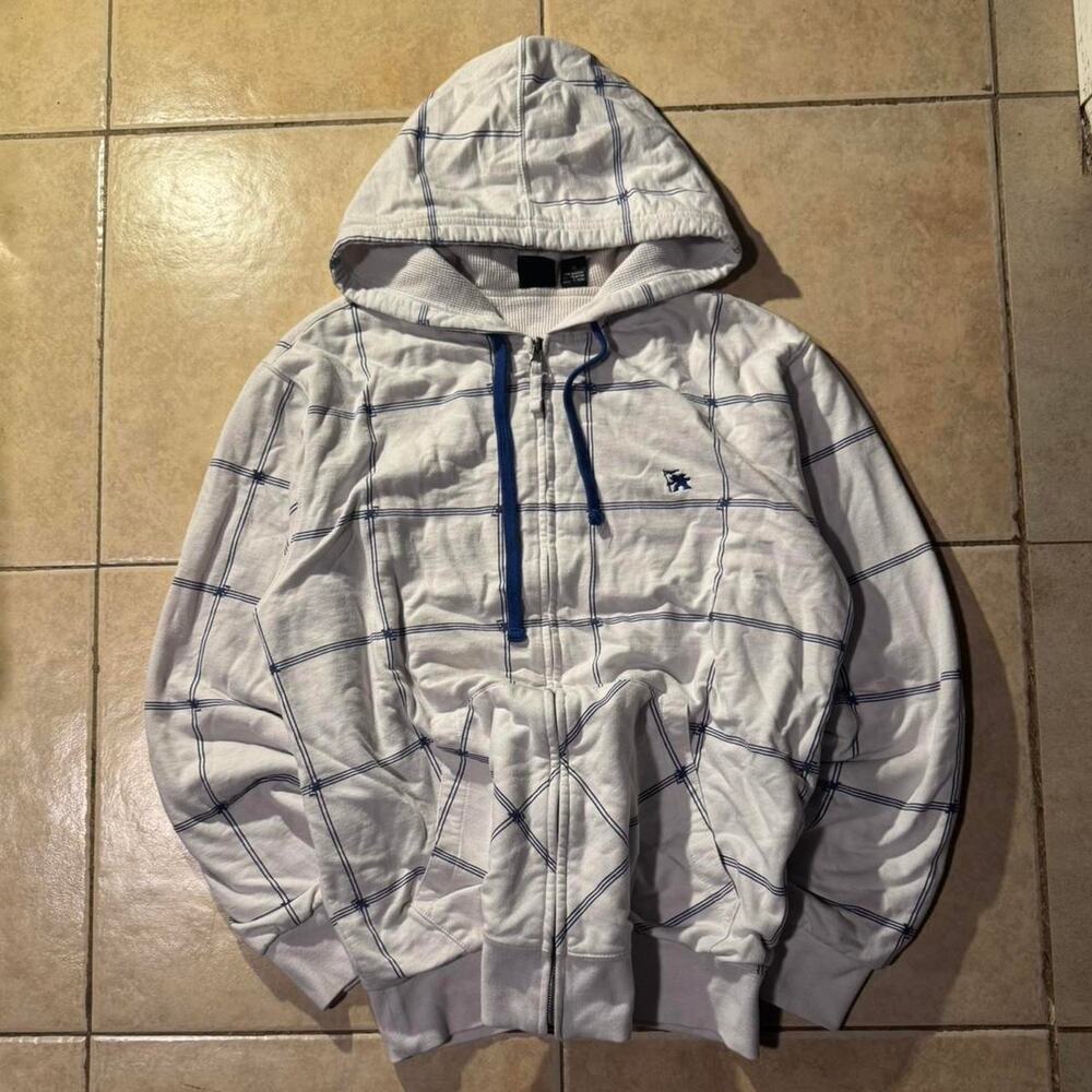 Vintage y2k 2000s gotcha striped Zip Up Hoodie Size XL in Mens